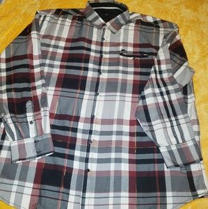 A. Tiziano Premium Casual Plaid Shirt - image 1